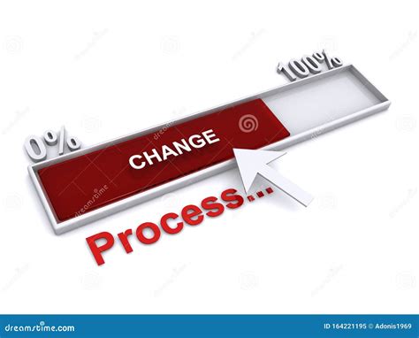 Change progress on white stock illustration. Illustration of enhance ...