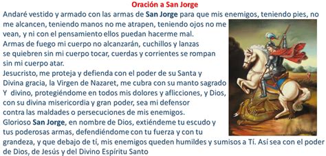 Oración a san jorge protector scoopnest