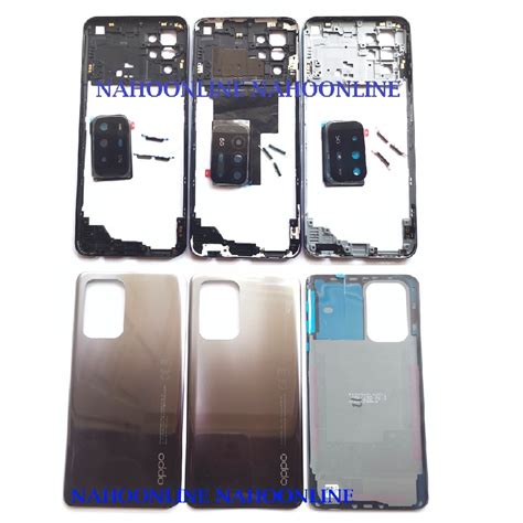 Jual BACK CASING HOUSING BACKDOOR TULANG BEZEL OPPO A95 5G TUTUPAN