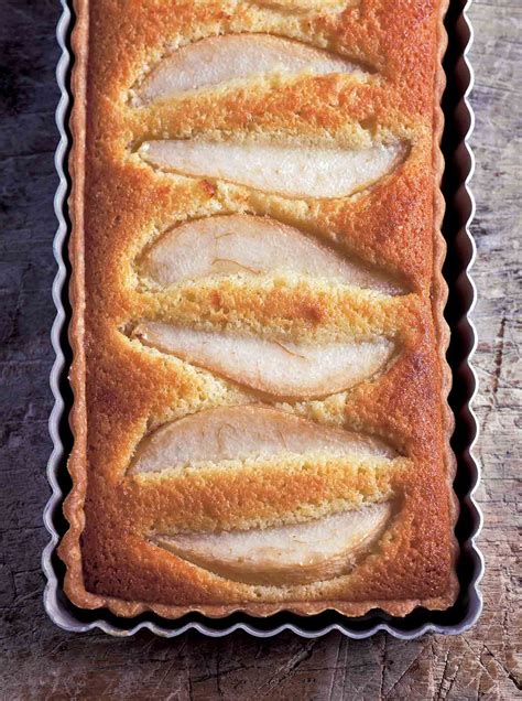 Pear Almond Tart Leites Culinaria