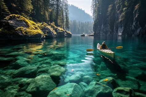 Premium AI Image | Photo of Kayaking Adventure