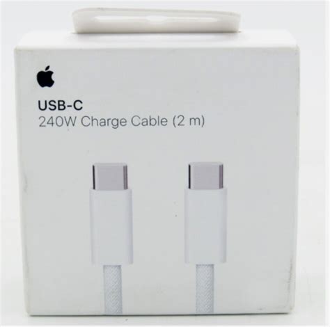 Original Apple Usb C 240w Charge Cable 2m Ipad Macbook Mu2g3ama New Open Box 195949093418 Ebay