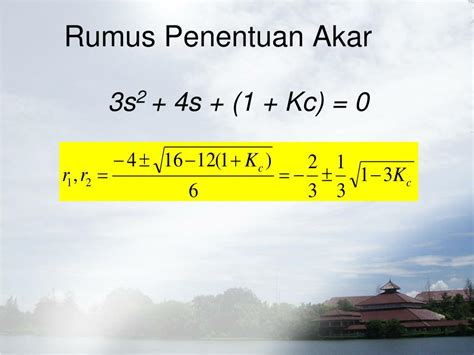 Ppt Tips Pembuatan Root Locus Powerpoint Presentation Free Download