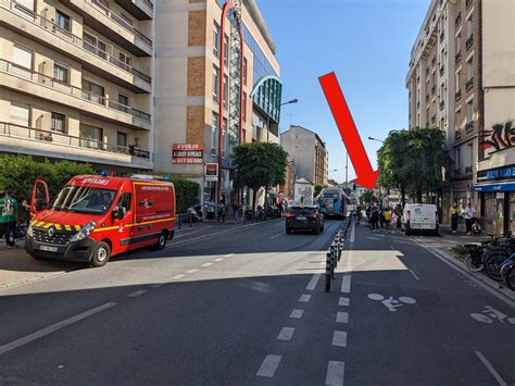 PeS Montreuil on Twitter Hier samedi une cycliste a été