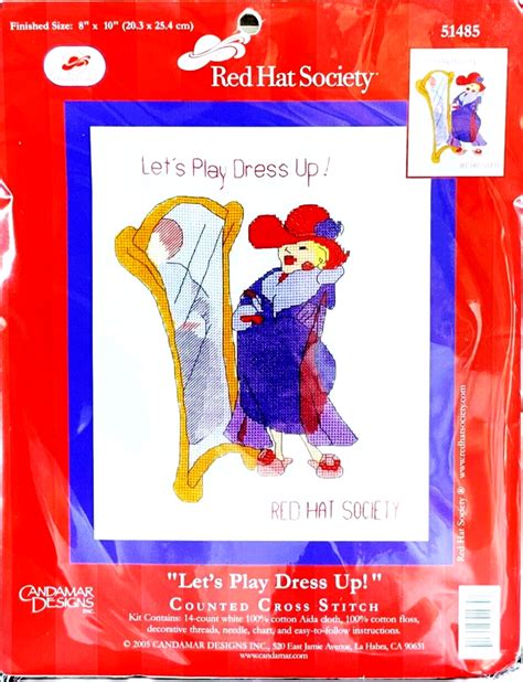 Candamar Designs Cross Stitch Kit Let S Play Dress Up Count