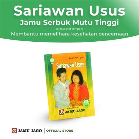 Jual Jamu Sariawan Usus Jamu Jago Isi 10 Sachet Shopee Indonesia