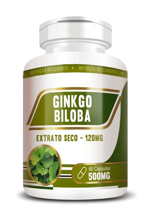 GINKGO BILOBA 120 MG EXTRATO SECO 60 CÁPSULAS 500MG