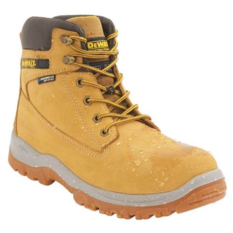 Dewalt Titanium Honey Safety Boots With Steel Toe Cap