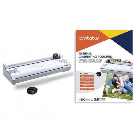 7 in 1 Laminator, Laminator Machine with Laminating Pouches use for Office/Home,Paper Trimmer in ...