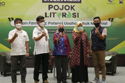 Dorong Urban Farming Pada Milenial Kominfo Gelar Pojok Literasi