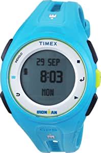 Timex Ironman Run X20 Reloj Con GPS Color Azul Brillante Amazon