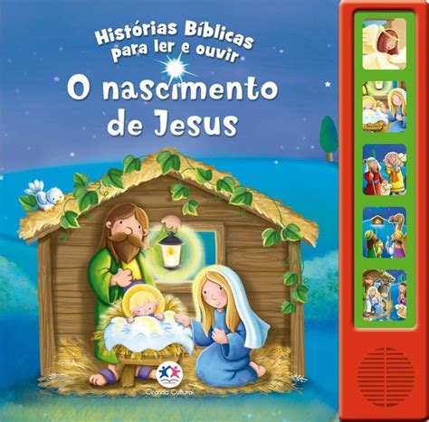 Livro sonoro Histórias bíblicas para ler e ouvir O nascimento de Jesus