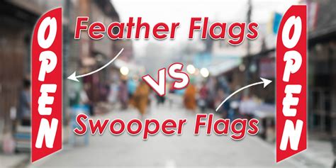 Feather vs Swooper Flags | Feather Flag Nation Blog