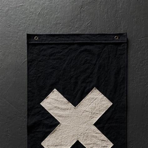 Black X Flag - Etsy