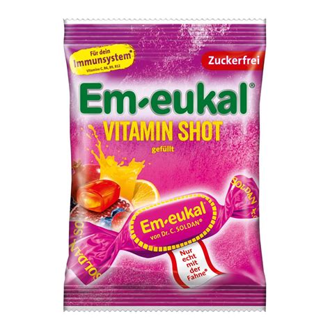 Em Eukal ImmunStark VITAMIN SHOT Bonbon Zuckerfrei 75 G Shop Apotheke