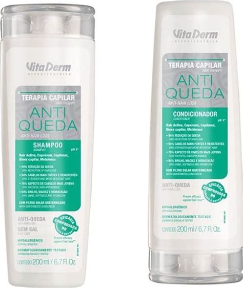 Kit Vita Derm Terapia Capilar Antiqueda Beleza Na Web