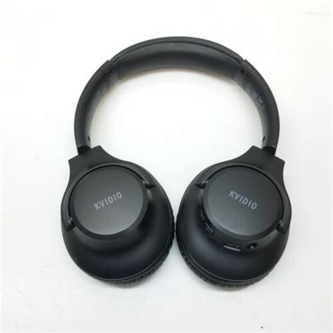 Kvidio Wh201a Black Wireless Over Ear Headphones Untested Ebay