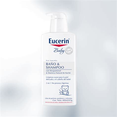 Dầu Gội Sữa Tắm Cho Bé Eucerin Baby Piel Sensible Bano Shampoo 400ml