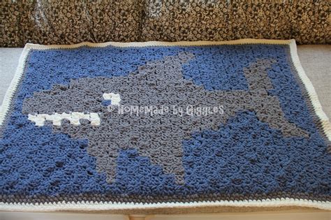 Homemade By Giggles Shark Graphghan Free Crochet Pattern