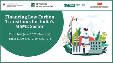 Financing Low Carbon Transition For India S Msme Sector Teri