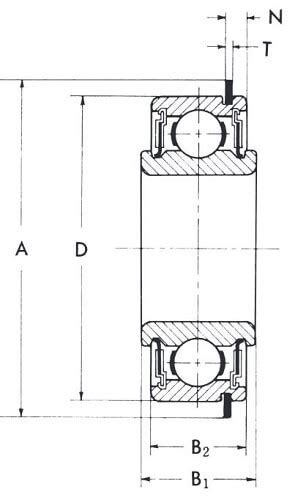 Rolamento Fixo De Uma Carreira De Esferas 7512 DLG 75E12 Alpharoll