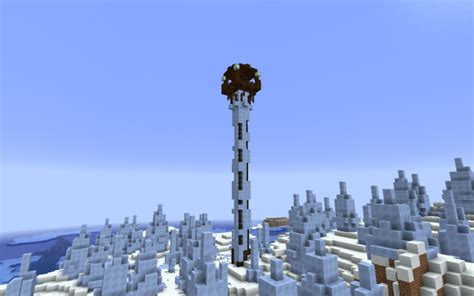 Ice Spike House Minecraft Map