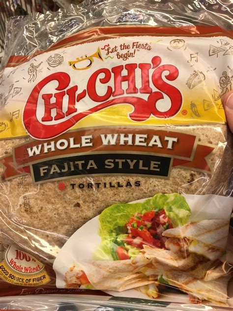 Chi Chi S Tortilla Whole Wheat Fajita Style Calories Nutrition