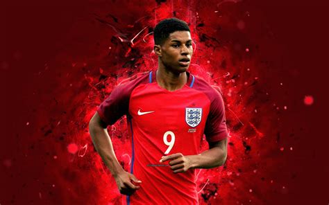 Download wallpapers Marcus Rashford, 4k, abstract art, England National ...