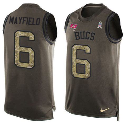 Nike Buccaneers #6 Baker Mayfield Red Team Color Men's Stitched NFL ...