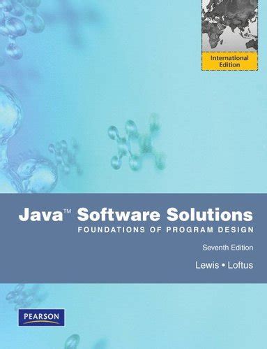 Java Software Solutions 7th Edition