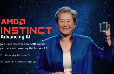 AMD "Advancing AI" Event Announced For 6th December, Instinct MI300 ...