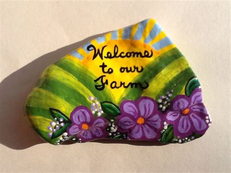 Welcome Painted Rock By Phyllis Plassmeyer