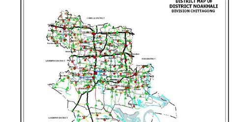 Maps Of Bangladesh Noakhali District