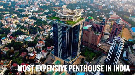 Mansion On Top Of A Tower Most Expensive Penthouse In India Luxury