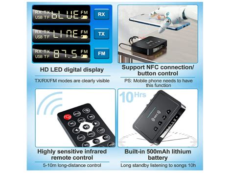 Transmissor Bluetooth Receptor Transmissor Fm Em Adaptador