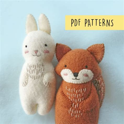 Felt Animals - Etsy