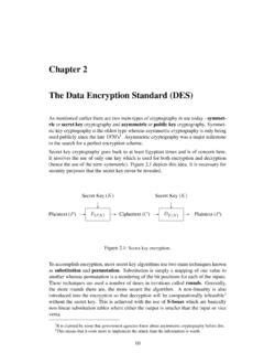 Chapter The Data Encryption Standard Des Iitkgp Chapter The