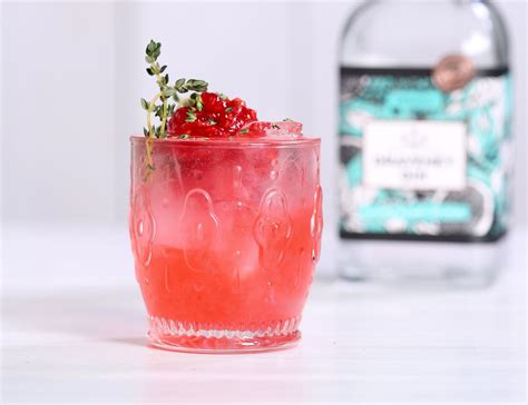 Raspberry Thyme Gin Sparkler Recipe Abel Cole