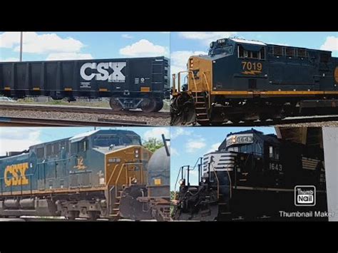 Csx Spirit Of Louisville New Paint Gondolas And More Trains Youtube