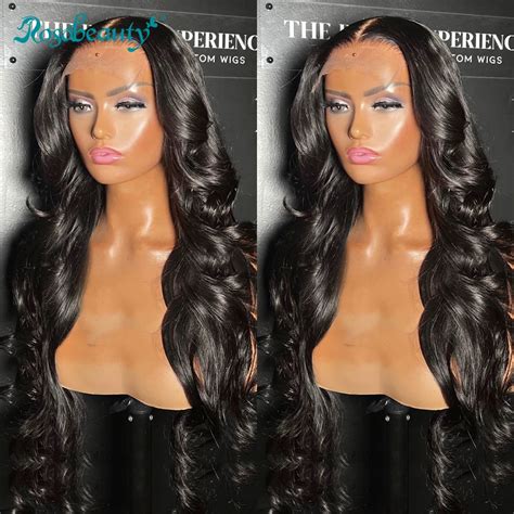 Rosabeauty Density Transparent Body Wave Lace Frontal Wig