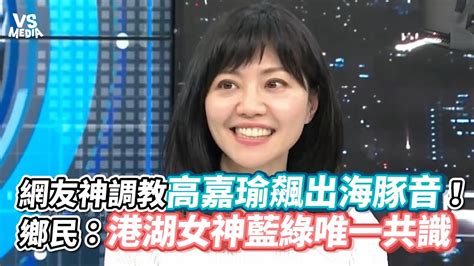 網友神調教高嘉瑜飆出海豚音！鄉民：港湖女神藍綠唯一共識《vs Media》 Youtube