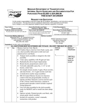 Fillable Online Modot SL12 064 R7 Anti Ice Unit Missouri Department