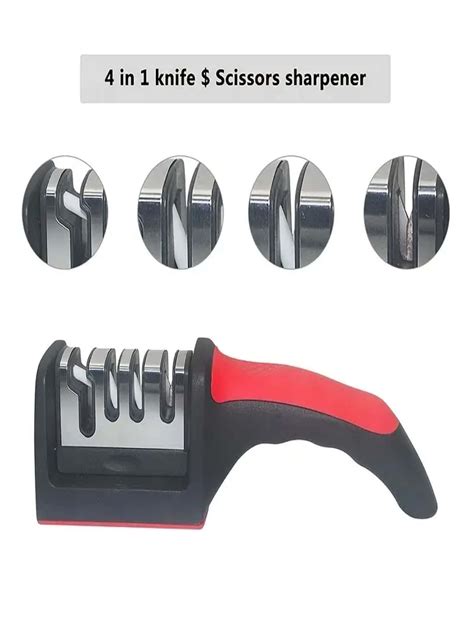 Knife Sharpener Stages Professional Kitchen Sharpening Stone Grinder