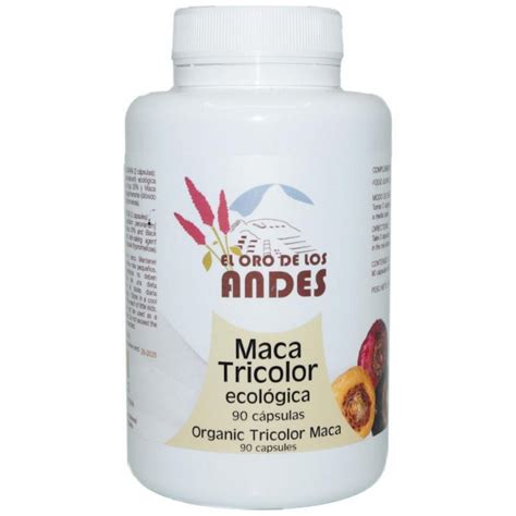 Comprar El Oro De Los Andes Maca Tricolor 700 Mg 90 Caps Bio A Precio