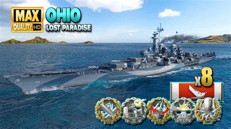 Battleship Ohio Ships Destroyed On Map Hotspot World Of Warships