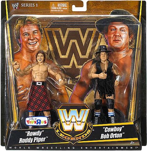 Wwe Wrestling Battle Pack Legends Series 1 Rowdy Roddy Piper Cowboy Bob