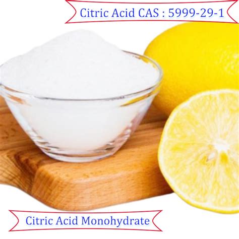 Citric Acid Anhydrous And Monohydrate For Acidity Regulator