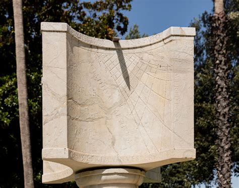 Detail Of The Sundial By Francesco Borromini In The Quirinale Gardens