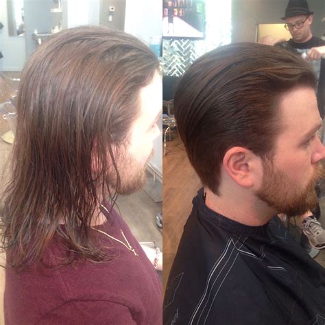 Long Hair Short Men Simple Haircut And Hairstyle