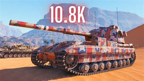 World Of Tanks FV215b 183 10 8K Damage FV215b 183 10K FV215b